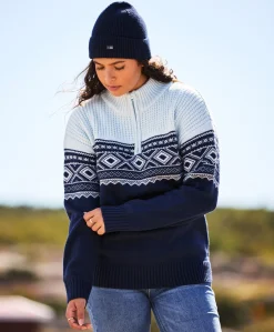 1/2 zip Ullgenser dame