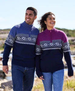 1/2 zip Ullgenser dame