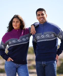 1/2 zip Ullgenser dame
