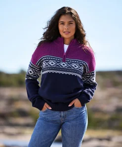 1/2 zip Ullgenser dame