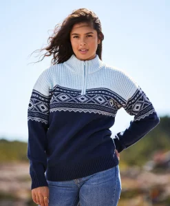 1/2 zip Ullgenser dame