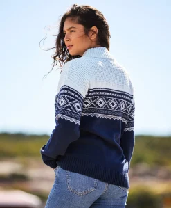 1/2 zip Ullgenser dame